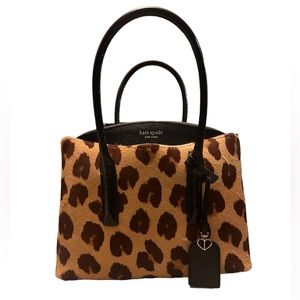 💕SOLD💕 Kate Spade Cheetah Leopard Margaux Calf Hair Satchel